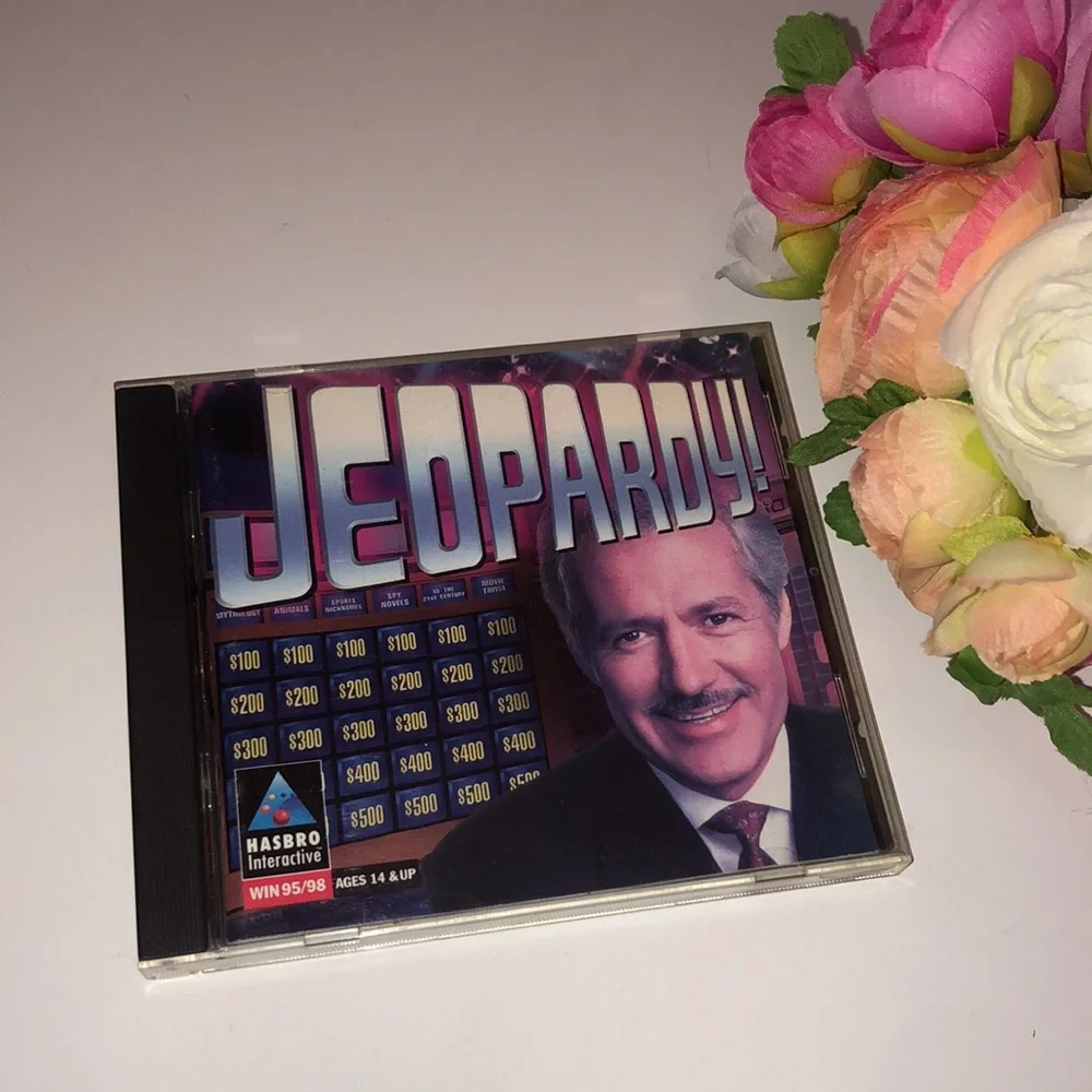 Jeopardy CDROM 90s JEOPARDY CD rom ALEX TREBEC COMPUTER GAME Vintage Classic
